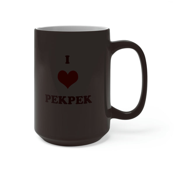 I Love Pekpek, Color Changing Mug - 11oz