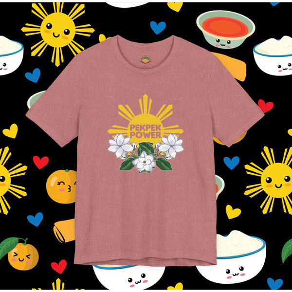 Pekpek Power - Philippine Sun & Sampaguita (Unisex t-shirt)