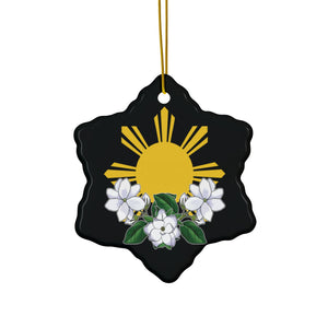 Philippine Sun & Sampaguita (Ornament)