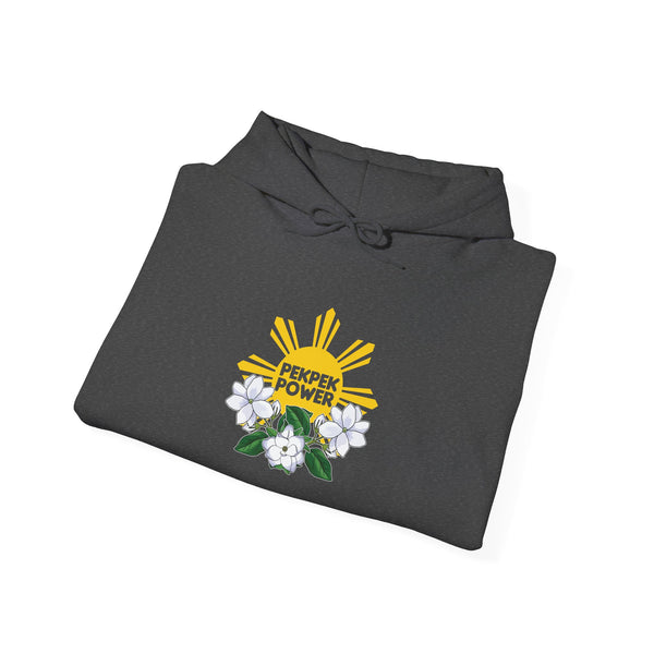 Pekpek Power - Philippine Sun & Sampaguita (Hooded Sweatshirt, Unisex)