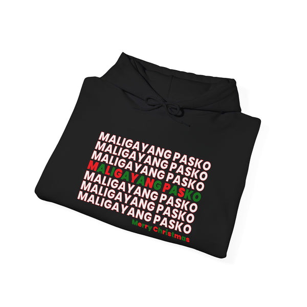 Maligayang Pasko (Hooded Sweatshirt, Unisex, Front & Back)