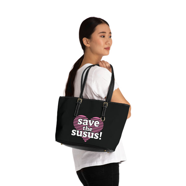 Save the Susus (Leather Shoulder Bag)