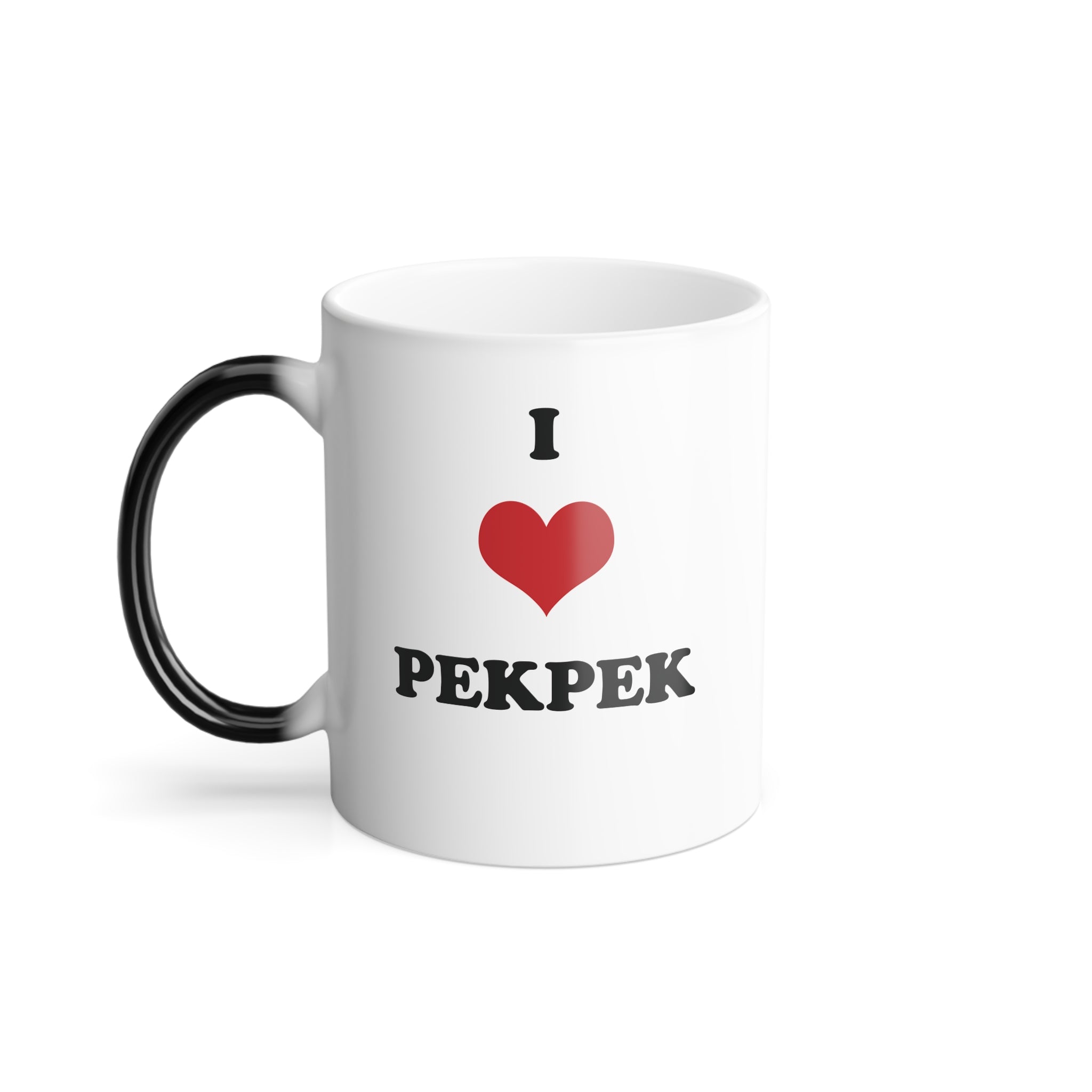 I Love Pekpek (Color changing mug, 11oz)