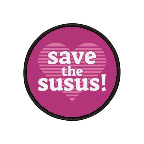 Save the Susus (Iron-On Patch)