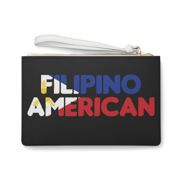 Filipino American (Flag Design) - Clutch bag