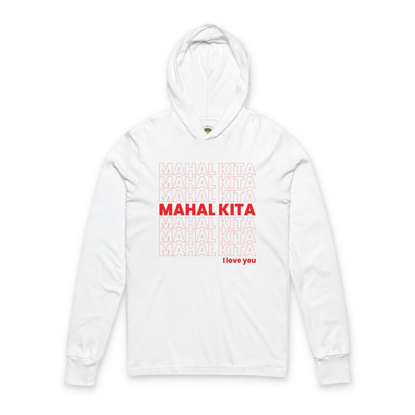 Mahal Kita (Hooded Long Sleeve Tee, Unisex)