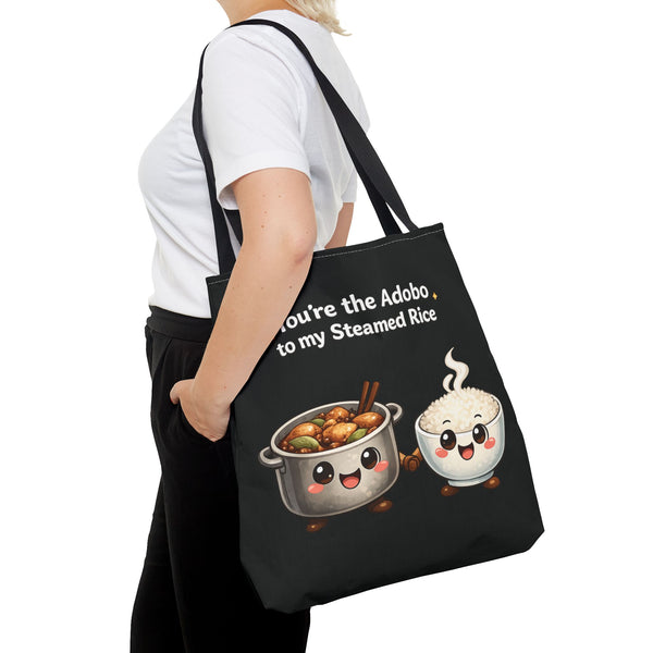 Adobo to my Steamed Rice (Tote Bag, 18x18)
