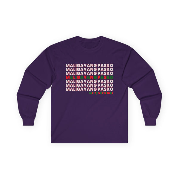 Maligayang Pasko (Long Sleeve Tee, unisex)