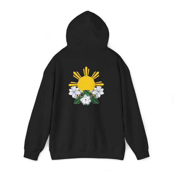 Philippine Sun & Sampaguita (Hooded Sweatshirt, Unisex)
