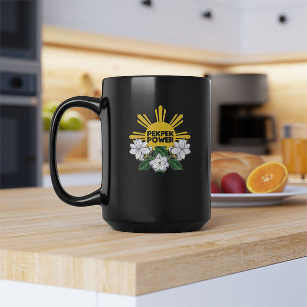 Pekpek Power - Philippine Sun & Sampaguita (Mug, 15oz)