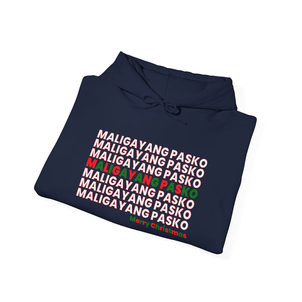 Maligayang Pasko (Hooded Sweatshirt, Unisex, Front & Back)