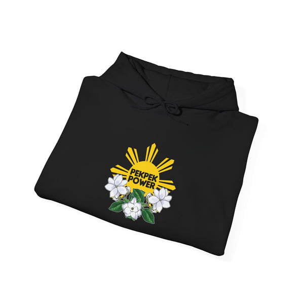 Pekpek Power - Philippine Sun & Sampaguita (Hooded Sweatshirt, Unisex)