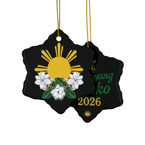 Philippine Sun & Sampaguita (Ornament)