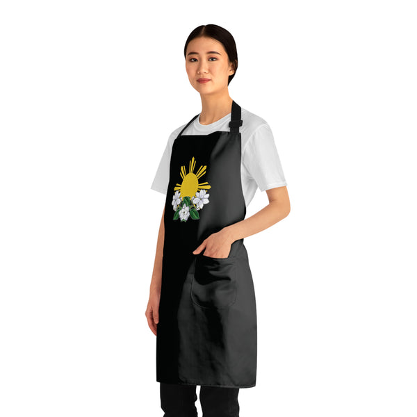 Philippine Sun & Sampaguita (Apron w/Pockets)