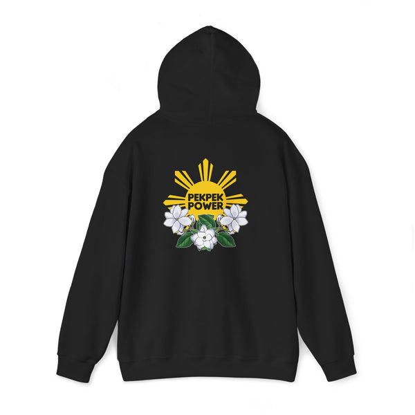 Pekpek Power - Philippine Sun & Sampaguita (Hooded Sweatshirt, Unisex)