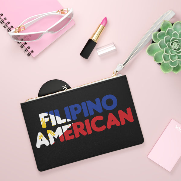 Filipino American (Flag Design) - Clutch bag