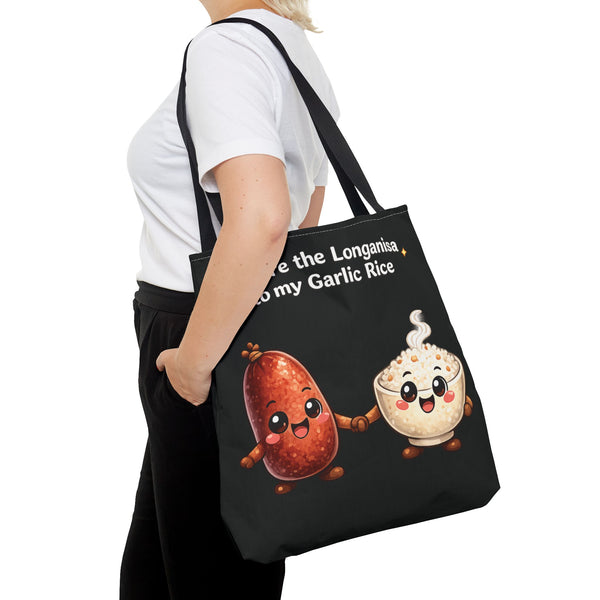 Longanisa to my Garlic Rice (Tote Bag, 18x18)