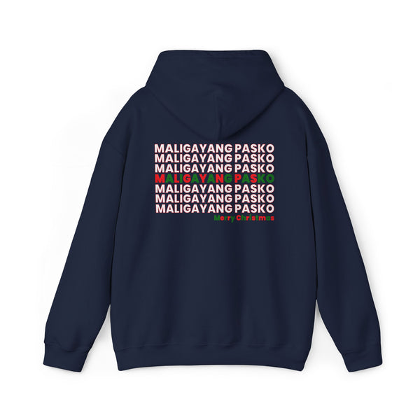Maligayang Pasko (Hooded Sweatshirt, Unisex, Front & Back)