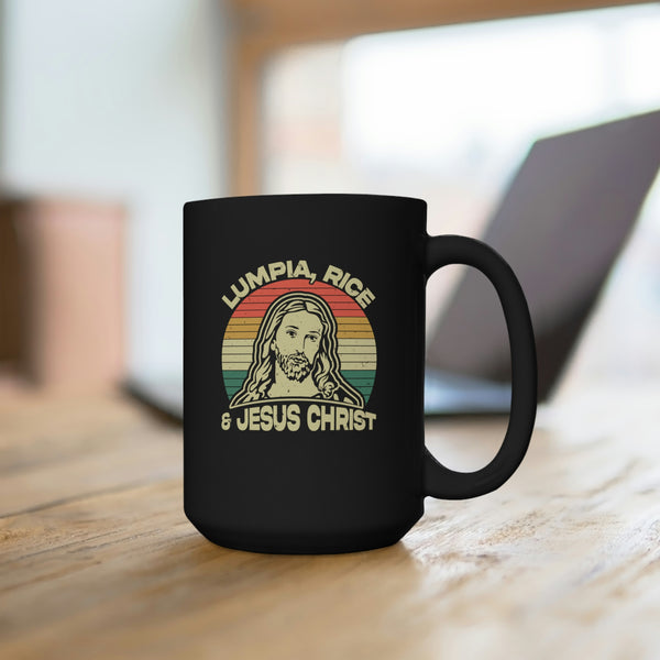 Lumpia, Rice & Jesus Christ - Mug