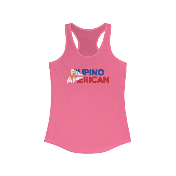 Filipino American (Flag Design) - Racerback