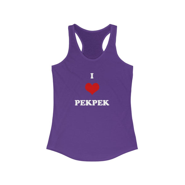 I Love PekPek - Racerback