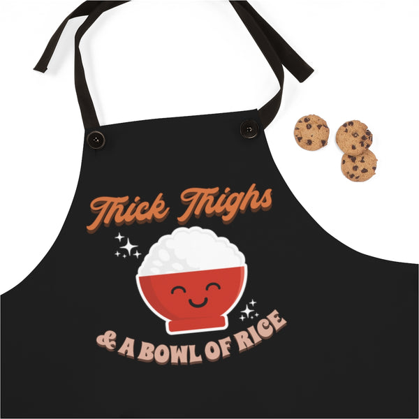 Thick Thighs & a Bowl of Rice - Apron