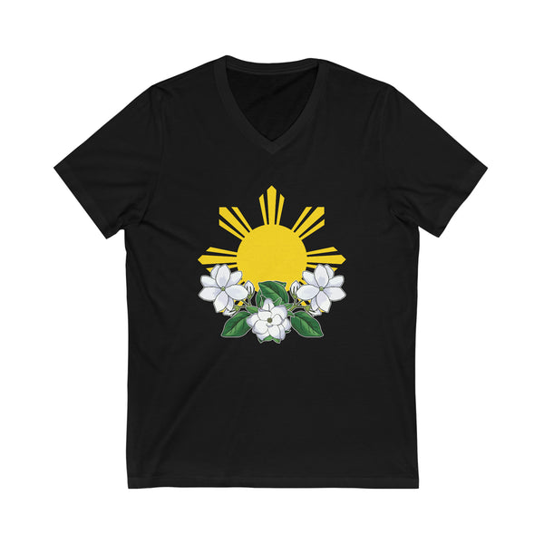 Sun & Sampaguita - V-Neck