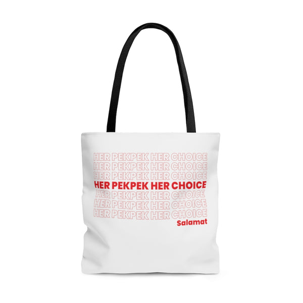 Her PekPek Her Choice - Tote