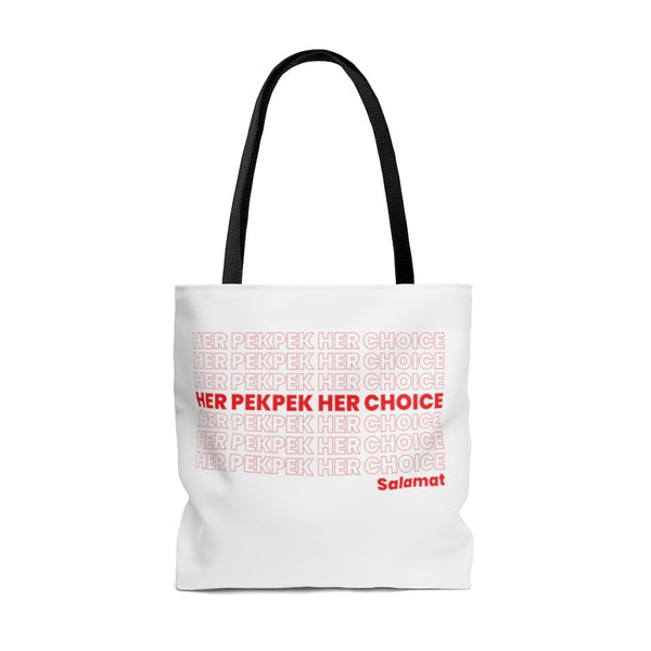 Her PekPek Her Choice - Tote