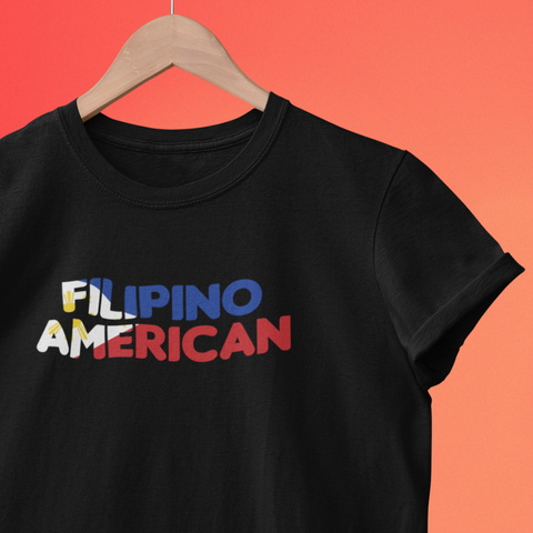 Filipino American (Flag Design) - T-Shirt