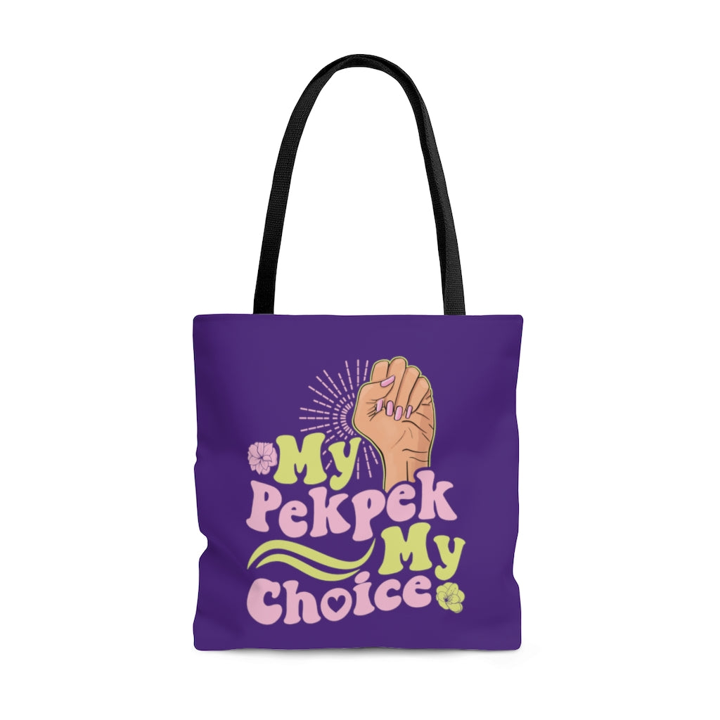 My Choice w/Raised Fist - Ube Tote