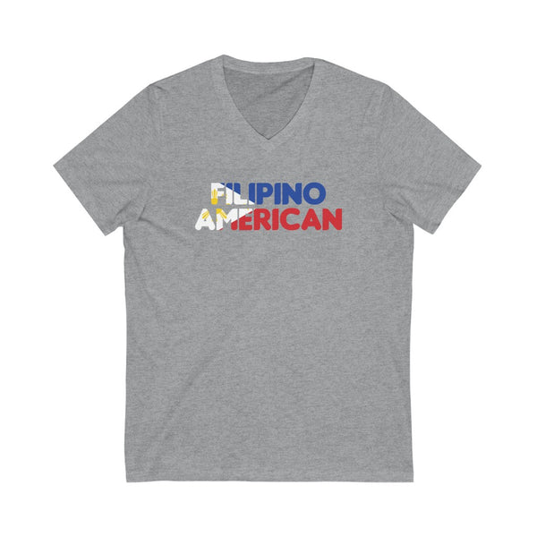 Filipino American (Flag Design) - V-Neck