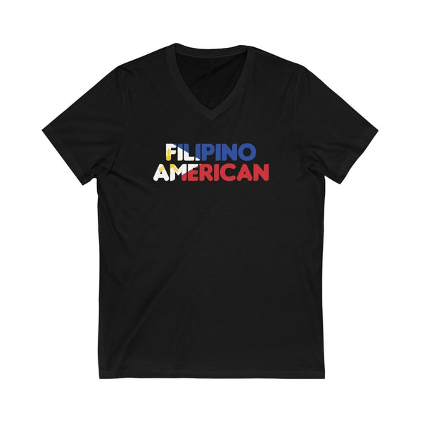 Filipino American (Flag Design) - V-Neck