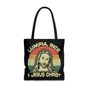 Lumpia, Rice & Jesus Christ - Tote Bag