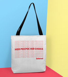 Her PekPek Her Choice - Tote