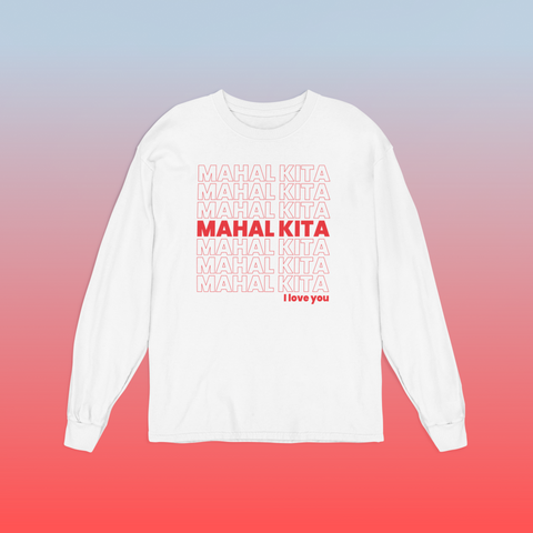 Mahal Kita (I Love You) - Long Sleeve T-Shirt