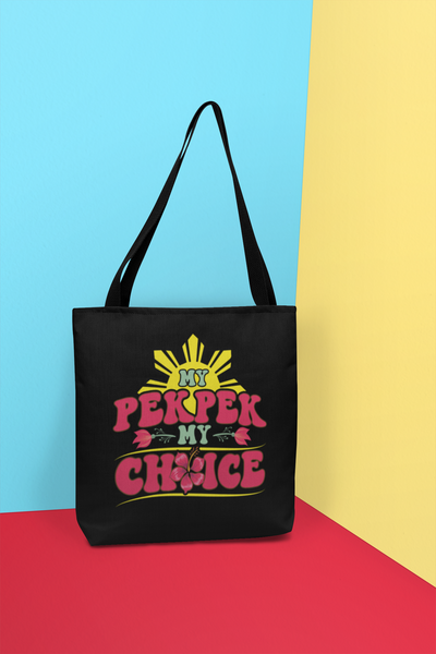 My PekPek My Choice w/Filipino Sun - Tote bag