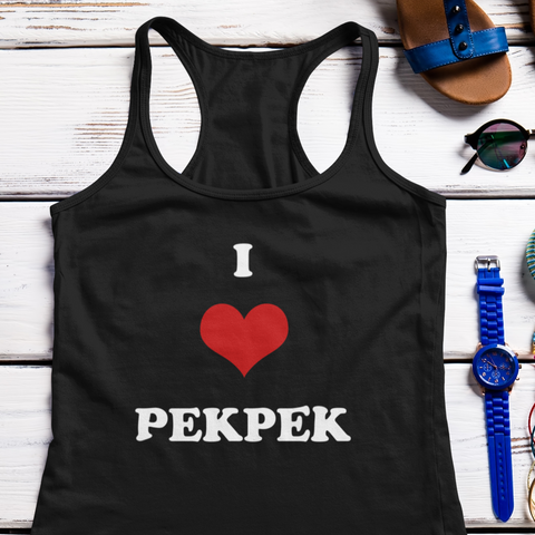 I Love PekPek - Racerback