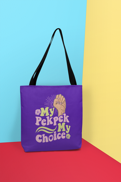 My Choice w/Raised Fist - Ube Tote