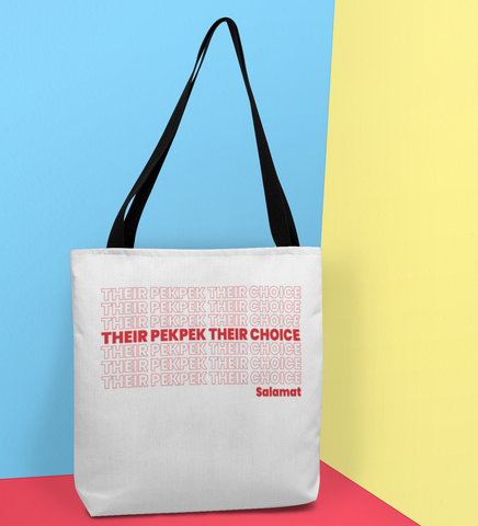 Their PekPek Their Choice - Tote